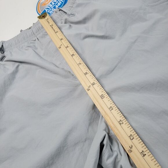 NEW COLUMBIA PFG MEN'S GRAY MESH LINED SWIM OUTDOOR FISHING SHORTS L LARGE NWT - Picture 2 of 12